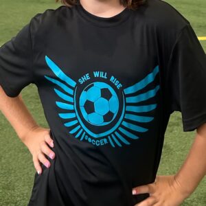 She Will Rise Soccer T-Shirt